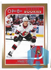 2021-22 Upper Deck Series 1 Glossy Rookies OPC Gold #R-4 Shane Pinto